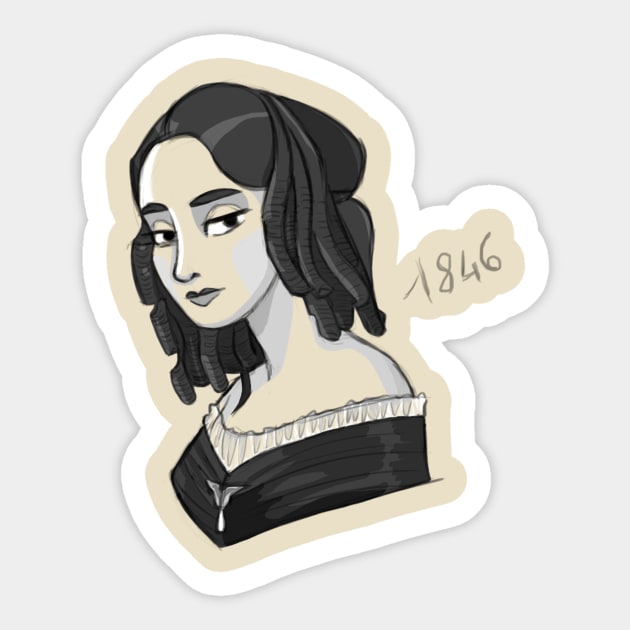 1846 Sticker by Eterea